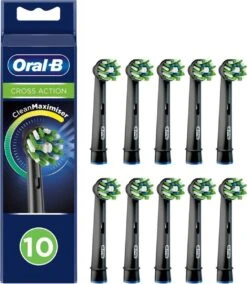 Oral B Oral-B CrossAction - Met CleanMaximiser-technologie - Opzetborstels - Zwart - 10 Stuks 30 Oral B Oral-B CrossAction - Met CleanMaximiser-technologie - Opzetborstels - Zwart - 10 Stuks -Oral B 1045x1200