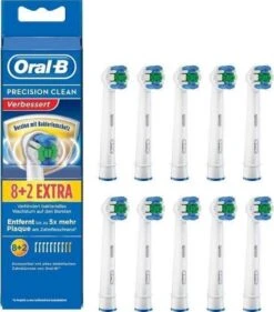 Oral B Oral-B Precison Clean Opzetborstels - 8 +2 Stuks -Oral B 1054x1200
