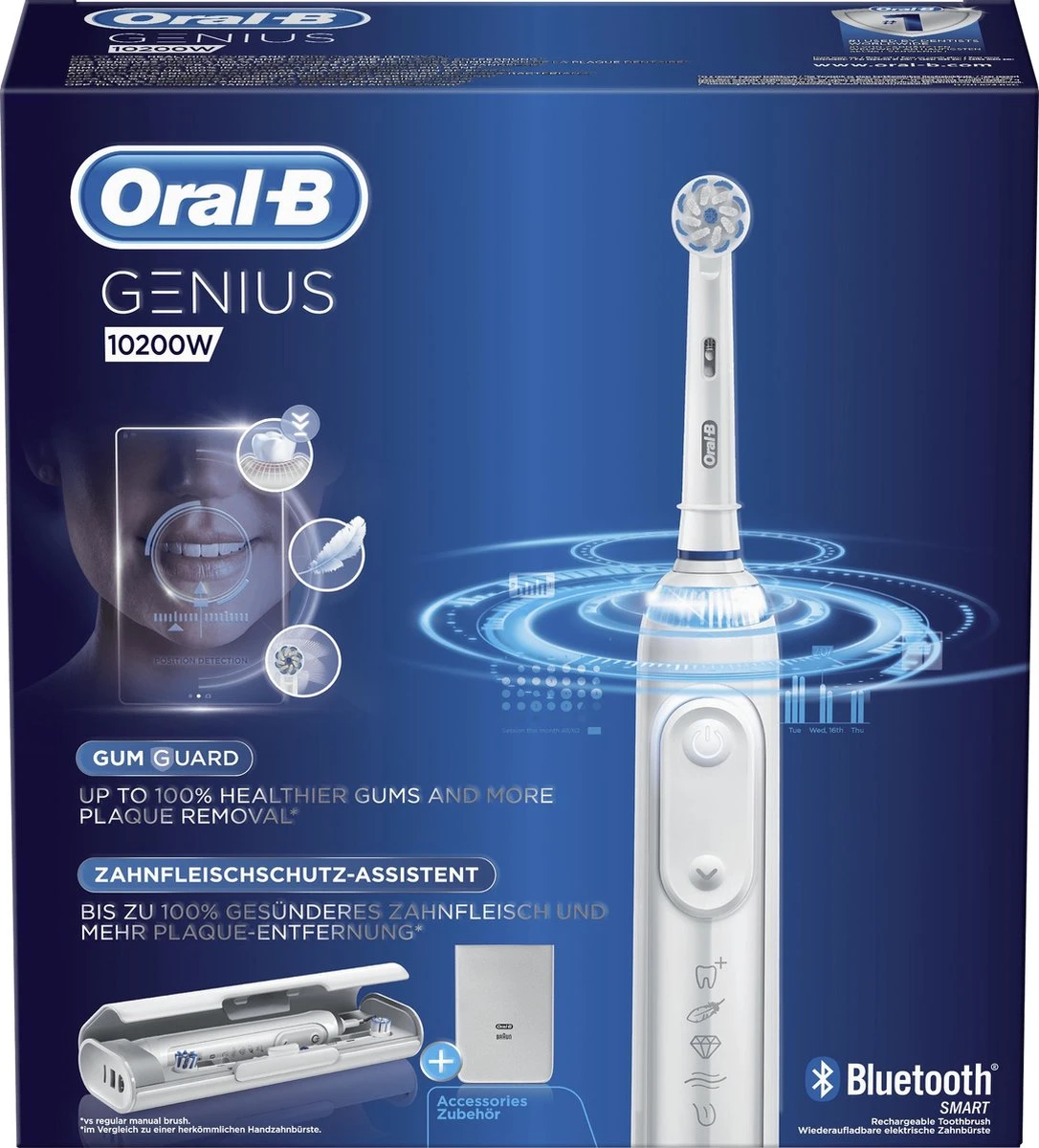 Oral B Oral-B Genius 10200W - Elektrische Tandenborstel - Wit 7 Oral B Oral-B Genius 10200W - Elektrische Tandenborstel - Wit - Afbeelding 5