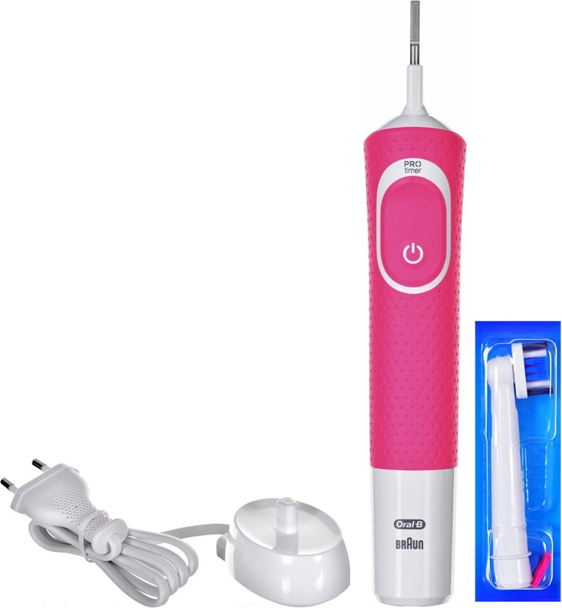 Oral B Oral-B Vitality 100 Roze CrossAction - Elektrische Tandenborstel - Powered By Braun 11 Oral B Oral-B Vitality 100 Roze CrossAction - Elektrische Tandenborstel - Powered By Braun - Afbeelding 9