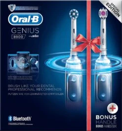 Oral B Oral-B Genius 8900 - Elektrische Tandenborstel Duoverpakking - Wit -Oral B 1118x1200