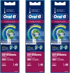 Oral B 35 Oral B ORAL-B - Opzetborstels - FLOSS ACTION - Elektrische Tandenborstel Borsteltjes - 6 PACK