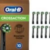Oral B Oral-B CrossAction - Met CleanMaximiser-technologie - Opzetborstels - Zwart - 10 Stuks -Oral B 1200x1083