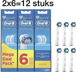 Oral B Precision Clean 12 Stuk. 2x6 -Oral B 1200x1137