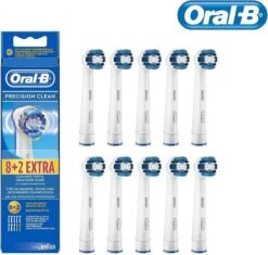 Oral B Oral-B Precison Clean Opzetborstels - 8 +2 Stuks -Oral B 1200x1143