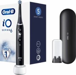Oral B IO 6N - SMILE Black Lava Elektrische Tandenborstel Ontworpen Door Braun -Oral B 1200x1187