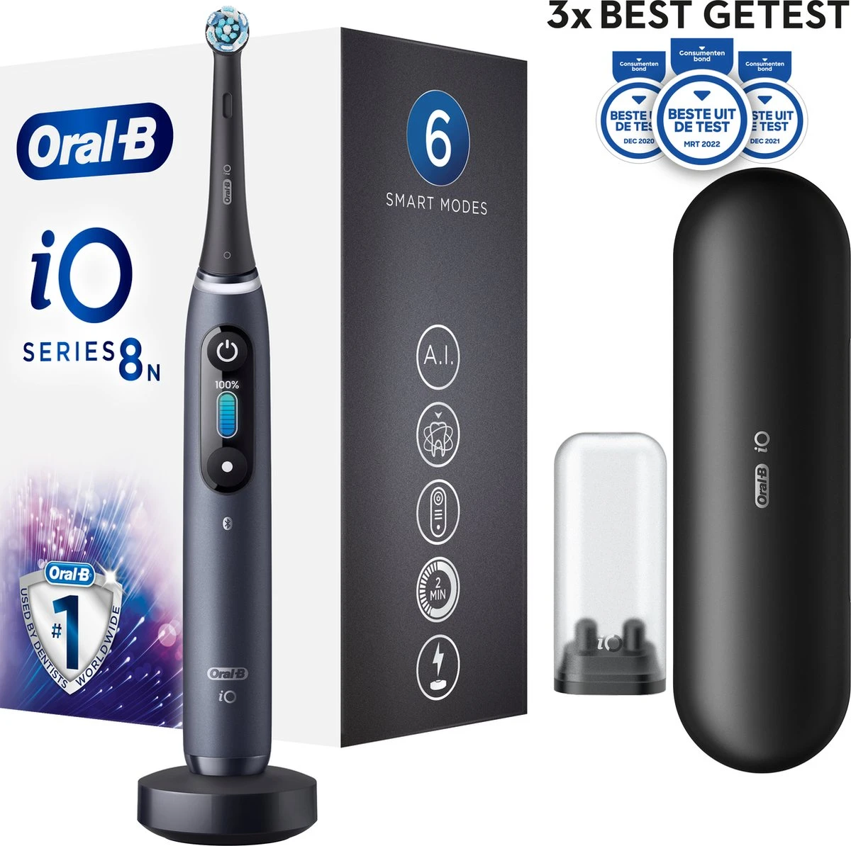 Oral B Oral-B IO 8n - Elektrische Tandenborstel - Zwart