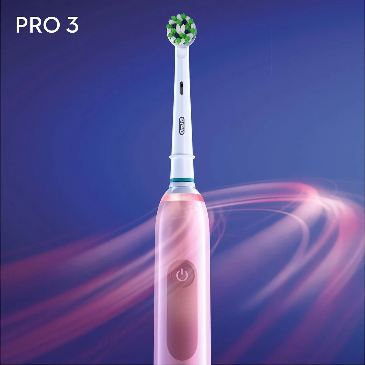 Oral B Oral-B Pro 3 - 3900 - Zwarte En Roze - Elektrische Tandenborstel 13 Oral B Oral-B Pro 3 - 3900 - Zwarte En Roze - Elektrische Tandenborstel - Afbeelding 11