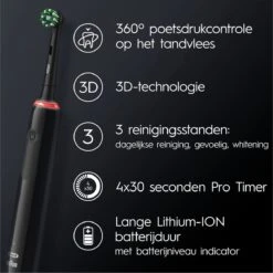 Oral B Oral-B Pro 3 3000 - Elektrische Tandenborstel - Zwart -Oral B 1200x1200 153