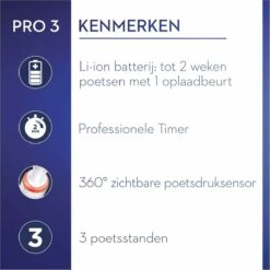 Oral B Oral-B Pro 3 3900 - Elektrische Tandenborstel - Duoverpakking 2 Stuks -Oral B 1200x1200 192