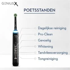 Oral B Oral-B Genius X Elektrische Tandenborstel - Zwart 11 Oral B Oral-B Genius X Elektrische Tandenborstel - Zwart -Oral B 1200x1200 223