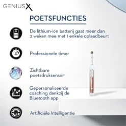 Oral B Oral-B Genius X Elektrische Tandenborstel Rosegold -Oral B 1200x1200 280