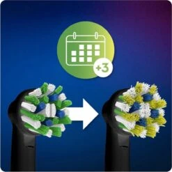 Oral-B CrossAction Opzetborstel Kleur Zwart, Verpakking Van 12 Stuks, Verpakking Van Brievenbusformaat -Oral B 1200x1200 331