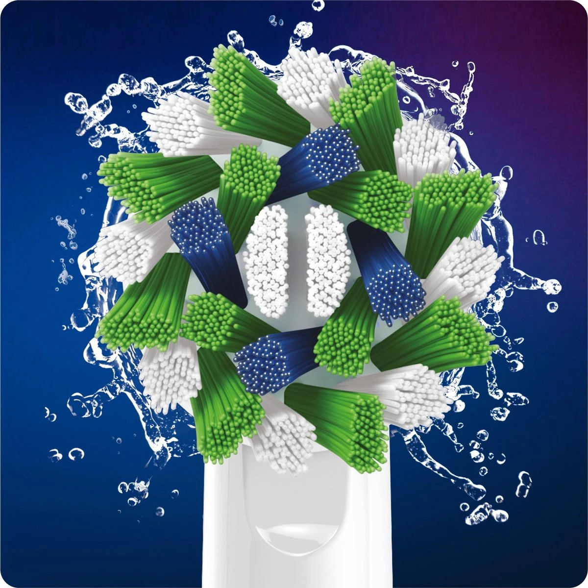 Oral B Oral-B CrossAction Opzetborstel Met CleanMaximiser-technologie, Verpakking Van 9 Stuks 6 Oral B Oral-B CrossAction Opzetborstel Met CleanMaximiser-technologie, Verpakking Van 9 Stuks - Afbeelding 4