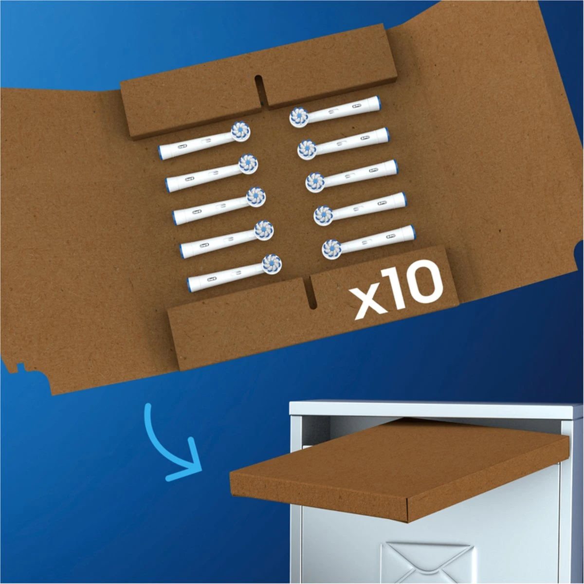 Oral B Oral-B Sensitive Clean - Met CleanMaximiser-technologie - Opzetborstels - 10 Stuks - Brievenbusverpakking 4 Oral B Oral-B Sensitive Clean - Met CleanMaximiser-technologie - Opzetborstels - 10 Stuks - Brievenbusverpakking - Afbeelding 2