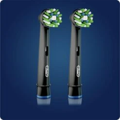 Oral B Oral-B CrossAction - Met CleanMaximiser-technologie - Opzetborstels - Zwart - 2 Stuks -Oral B 1200x1200 547