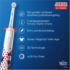 Oral B Oral-B Junior Elektrische Tandenborstel - Minnie 19 Oral B Oral-B Junior Elektrische Tandenborstel - Minnie -Oral B 1200x1200 74
