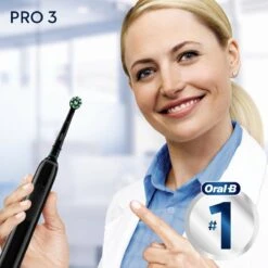 Oral B Oral-B Pro 3 3000 - Zwart - Elektrische Tandenborstel - Ontworpen Door Braun - Black Edition -Oral B 1200x1200 91