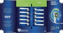 Oral B Oral-B CrossAction - Met CleanMaximiser-technologie - Opzetborstels - 10 Stuks - Brievenbusverpakking -Oral B 1200x630