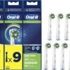 Oral B Oral-B CrossAction Opzetborstel Met CleanMaximiser-technologie, Verpakking Van 9 Stuks -Oral B 1200x844