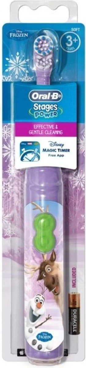 Oral B Oral-B Stages - Power Frozen- Elektrische Tandenborstel Op Batterijen 5 Oral B Oral-B Stages - Power Frozen- Elektrische Tandenborstel Op Batterijen - Afbeelding 3