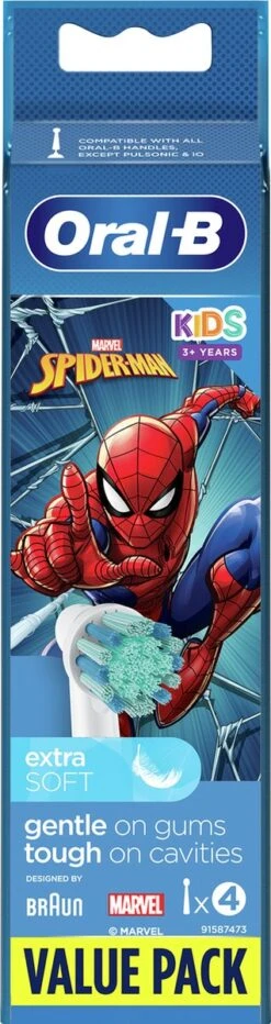 Oral B Oral-B Kids Opzetborstels Met Marvel Spider-Man-figuren, 4 Stuks 15 Oral B Oral-B Kids Opzetborstels Met Marvel Spider-Man-figuren, 4 Stuks -Oral B 318x1200 1