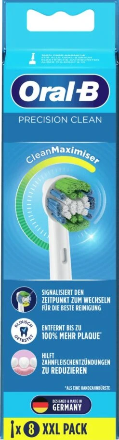 Oral B Oral-B Precision Clean Opzetborstel 8 Stuks - CleanMaximiser 21 Oral B Oral-B Precision Clean Opzetborstel 8 Stuks - CleanMaximiser -Oral B 326x1200 2