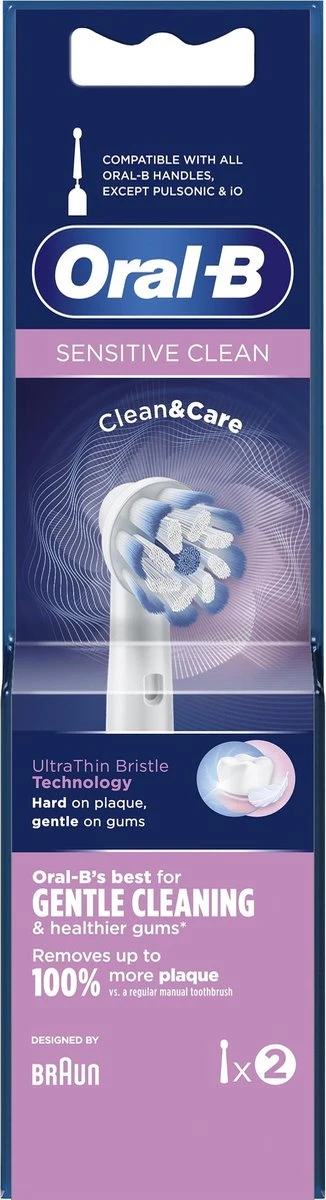Oral B Oral-B Sensitive Clean - Met CleanMaximiser-technologie - Opzetborstels - 2 Stuks 9 Oral B Oral-B Sensitive Clean - Met CleanMaximiser-technologie - Opzetborstels - 2 Stuks - Afbeelding 7