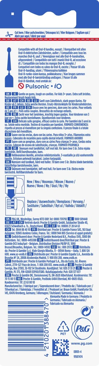 Oral B Oral-B Kids Opzetborstels Met Marvel Spider-Man-figuren, 4 Stuks 5 Oral B Oral-B Kids Opzetborstels Met Marvel Spider-Man-figuren, 4 Stuks - Afbeelding 3