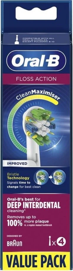 Oral B Oral-B FlossAction - Met CleanMaximiser-technologie - Opzetborstels - 4 Stuks 16 Oral B Oral-B FlossAction - Met CleanMaximiser-technologie - Opzetborstels - 4 Stuks -Oral B 327x1200 17