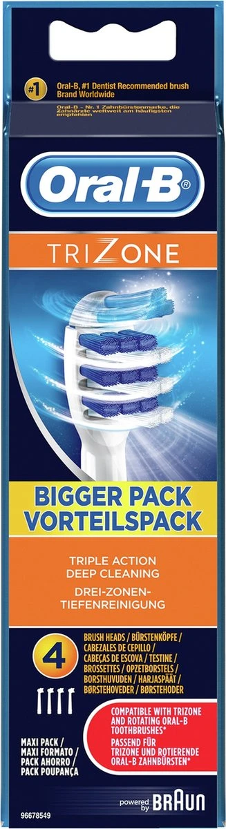 Oral B Oral-B TriZone - Opzetborstels - 2 Stuks 18 Oral B Oral-B TriZone - Opzetborstels - 2 Stuks - Afbeelding 16