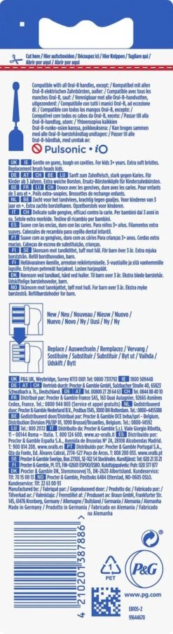 Oral B Oral-B Opzetborstels Kids 2 Stuks 22 Oral B Oral-B Opzetborstels Kids 2 Stuks -Oral B 327x1200 8