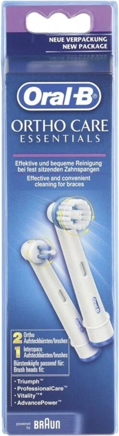 Oral B Oral-B Ortho Care - Opzetborstels - 3 Stuks 32 Oral B Oral-B Ortho Care - Opzetborstels - 3 Stuks -Oral B 330x1200 2