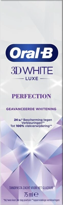 Oral B Oral-B 3D White Luxe Perfection Tandpasta - Voordeelverpakking 12 X 75ml -Oral B 374x1200 1