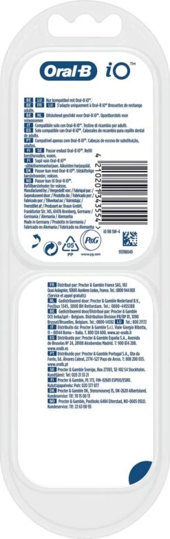 Oral B Oral-B IO Gentle Care Opzetborstels Wit 4 Stuks 29 Oral B Oral-B IO Gentle Care Opzetborstels Wit 4 Stuks -Oral B 378x1200