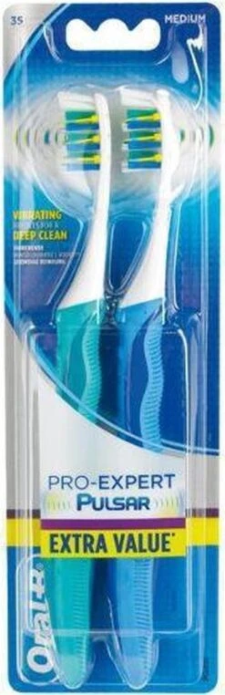 Oral B Oral-B Pro-Expert Pulsar 35M - 2 Tandenborstels - Handtandenborstel -Oral B 389x1200