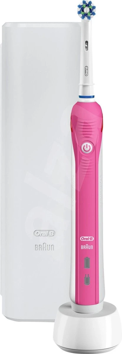 Oral B Oral-B Pro 2500 CrossAction Pink - Elektrische Tandenborstel 4 Oral B Oral-B Pro 2500 CrossAction Pink - Elektrische Tandenborstel - Afbeelding 2