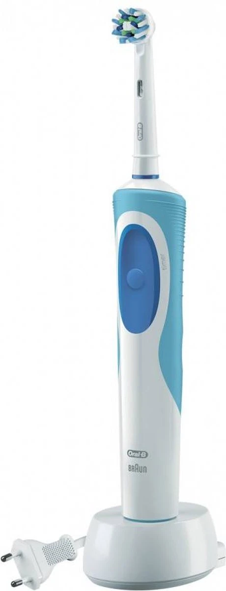 Oral B Oral-B Vitality CrossAction - Elektrische Tandenborstel - Blauw, Wit 4 Oral B Oral-B Vitality CrossAction - Elektrische Tandenborstel - Blauw, Wit - Afbeelding 2