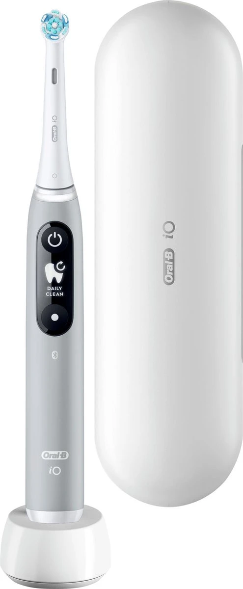 Oral B Oral-B IO - 6 - Opal Grey-Elektrische Tandenborstel Met Revolutionaire Magnetische Technologie Powered By Braun 9 Oral B Oral-B IO - 6 - Opal Grey-Elektrische Tandenborstel Met Revolutionaire Magnetische Technologie Powered By Braun - Afbeelding 7