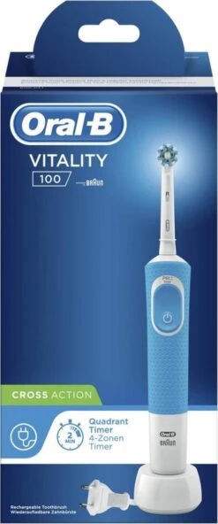 Oral B Oral-B Vitality 100 CrossAction - Blauw - Elektrische Tandenborstel -Oral B 501x1200