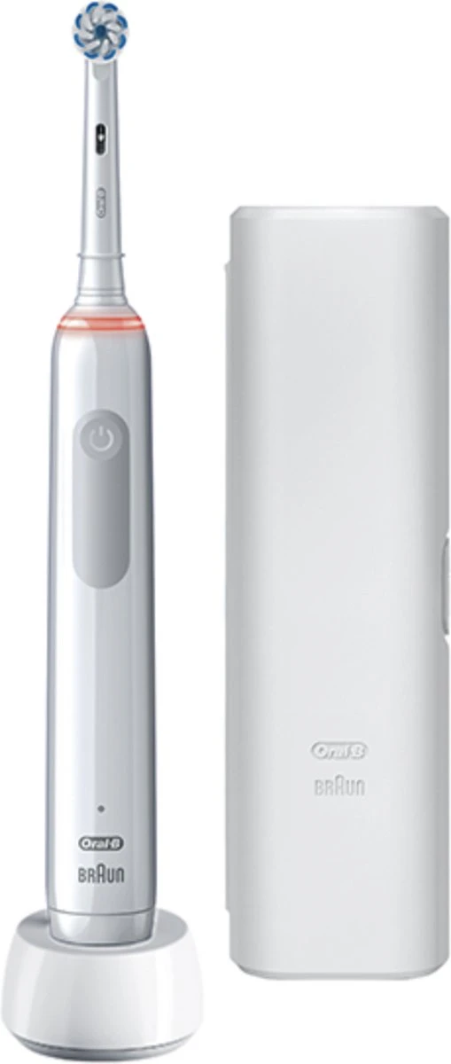 Oral B Oral-B Pro 3 - 3500 - Witte Elektrische Tandenborstel + Reisetui 13 Oral B Oral-B Pro 3 - 3500 - Witte Elektrische Tandenborstel + Reisetui - Afbeelding 11