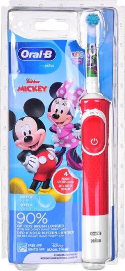 Oral B Oral-B Kids Mickey - Elektrische Tandenborstel - Powered By Braun - 1 Handvat En 1 Opzetborstel -Oral B 553x1200