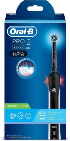 Oral B Oral-B Pro 2 2000 - Elektrische Tandenborstel - Zwart, Wit -Oral B 601x1200