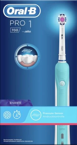 Oral B Oral-B Pro 1 700 - Oplaadbare Elektrische Tandenborstel - Powered By Braun - Blauw -Oral B 638x1200 4