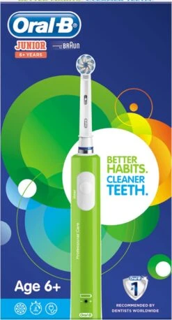 Oral B Oral-B Junior - Elektrische Tandenborstel - Groen -Oral B 647x1200