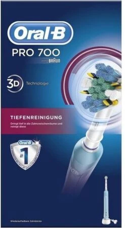 Oral B Pro 700 CrossAction - Elektrische Tandenborstel 32 Oral B Pro 700 CrossAction - Elektrische Tandenborstel -Oral B 659x1200