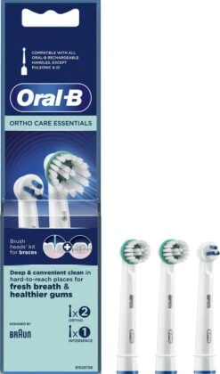 Oral B Oral-B Ortho Care - Opzetborstels - 3 Stuks 40 Oral B Oral-B Ortho Care - Opzetborstels - 3 Stuks -Oral B 706x1200