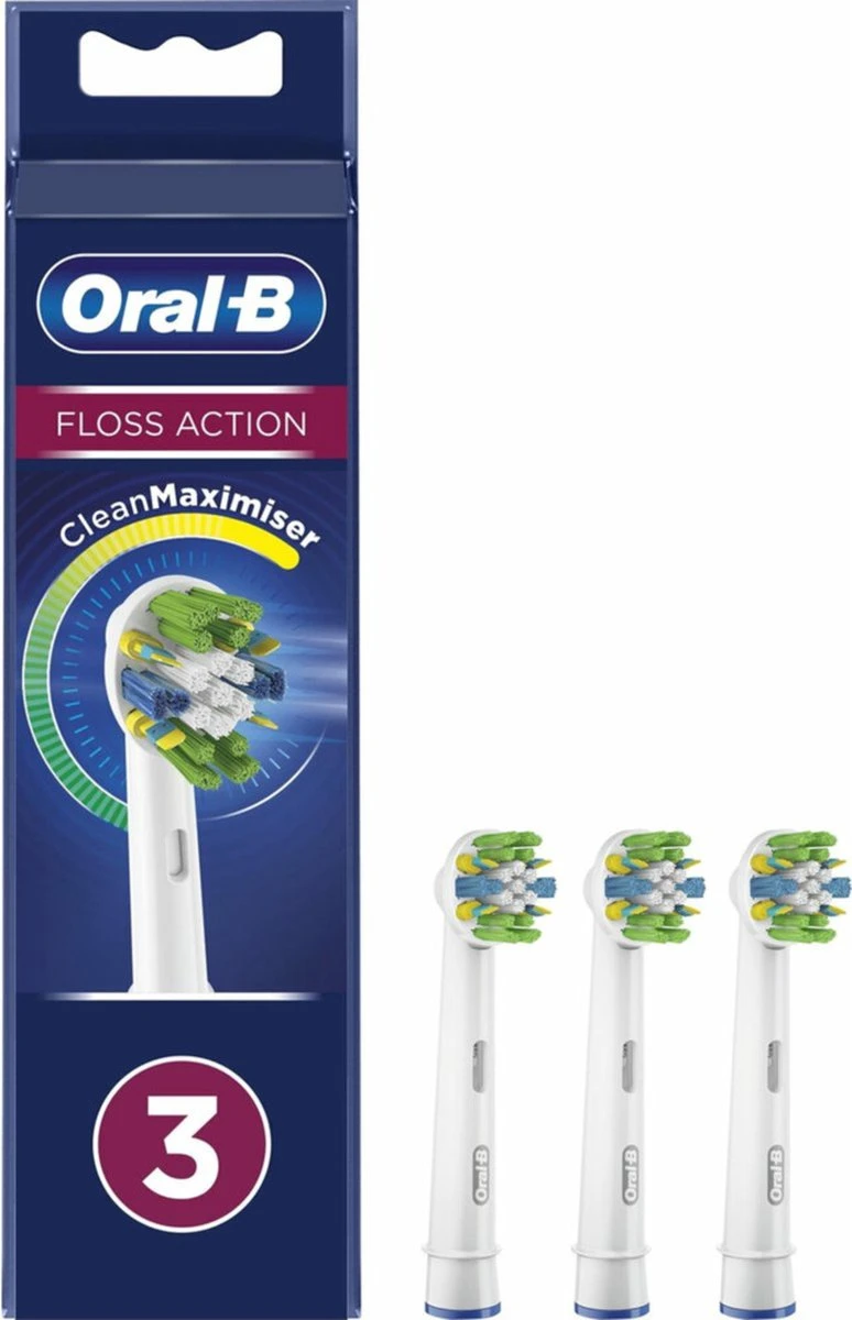 Oral B Oral-B Opzetborstels FlossAction 3 Stuks 3 Oral B Oral-B Opzetborstels FlossAction 3 Stuks