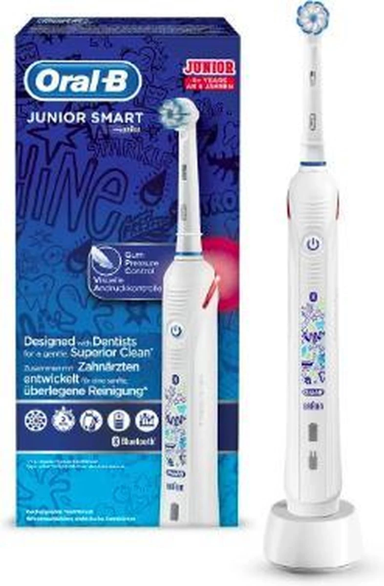 Oral B Oral-B Junior - Elektrische Tandenborstel - Wit 19 Oral B Oral-B Junior - Elektrische Tandenborstel - Wit - Afbeelding 17