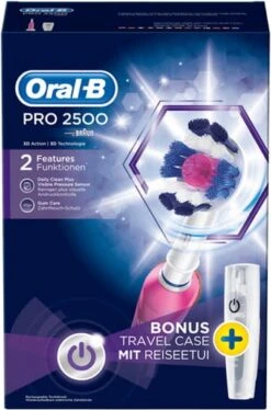 Oral B Oral-B PRO 2500 3D - Elektrische Tandenborstel - Roze -Oral B 792x1200 1